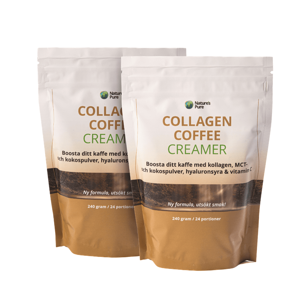 2-pack Collagen Coffee Creamer 240g – Kollagen, MCT & hyaluronsyra ...