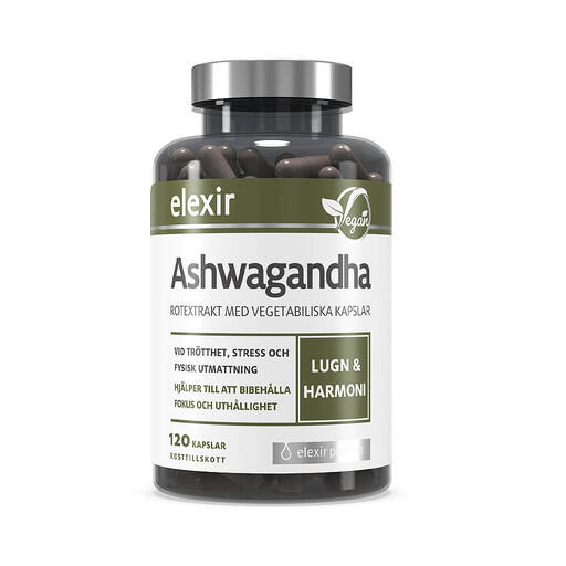 ELEXIR ASHWAGANDHA – Effektivt kosttillskott vid trötthet och stress.