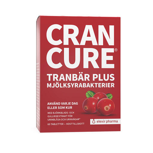 Cran Cure Tranbär Plus 60 tabletter