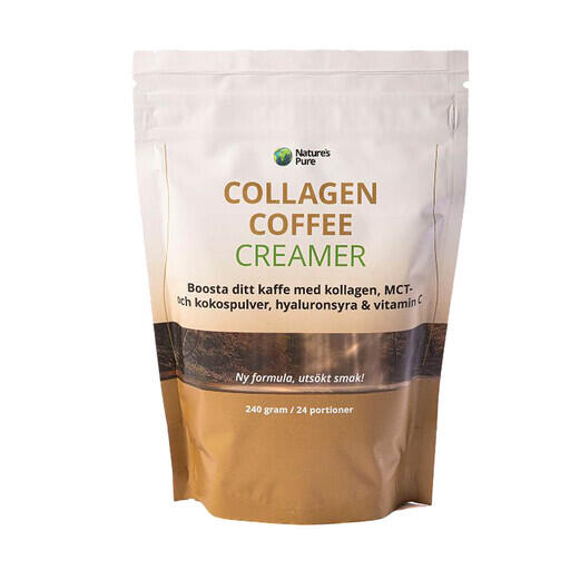 Collagen Coffee Creamer Boosta ditt kaffe med kollagen, mct-fettsyror och hyaluronsyra.