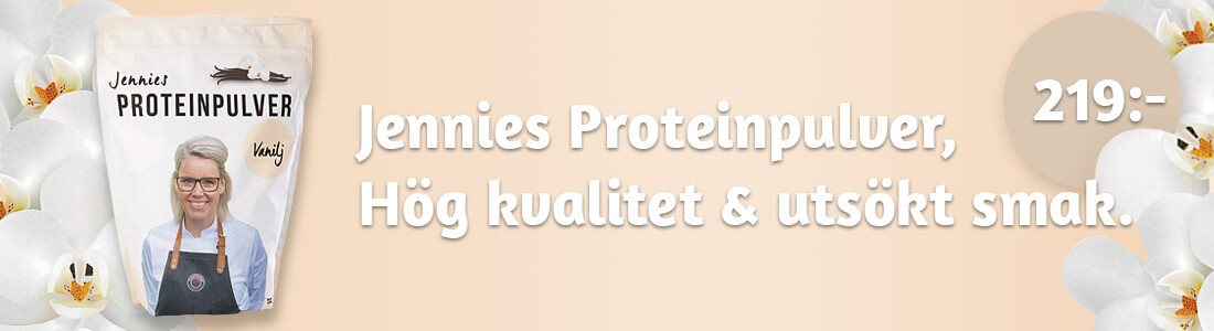 Jennie Kårebloms proteinpulver vvmattraning